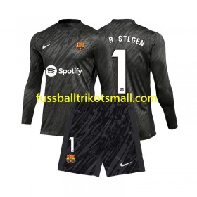 Fußballtrikots FC Barcelona Ter Stegen 1 Torwart Kinder 2024-2025 Langarm 3rd trikot kaufen